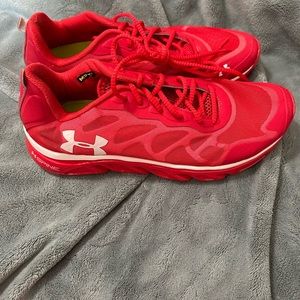 Men’s red under armor shoes